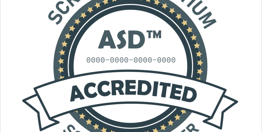 Accredited Scrum Developer Certification Badge